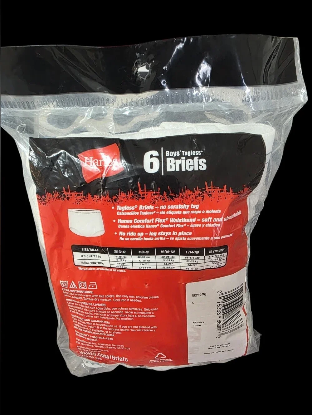 Hanes Boys Briefs